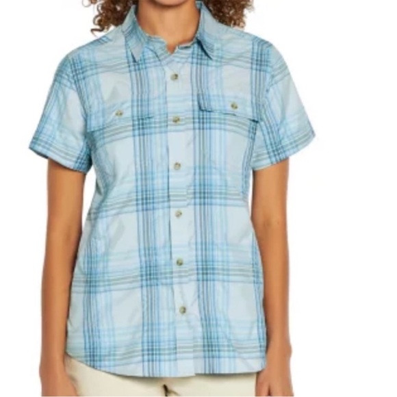 New! Eddie Bauer Women's Short Sleeve Adventure Top Size XLarge - Picture 1 of 13